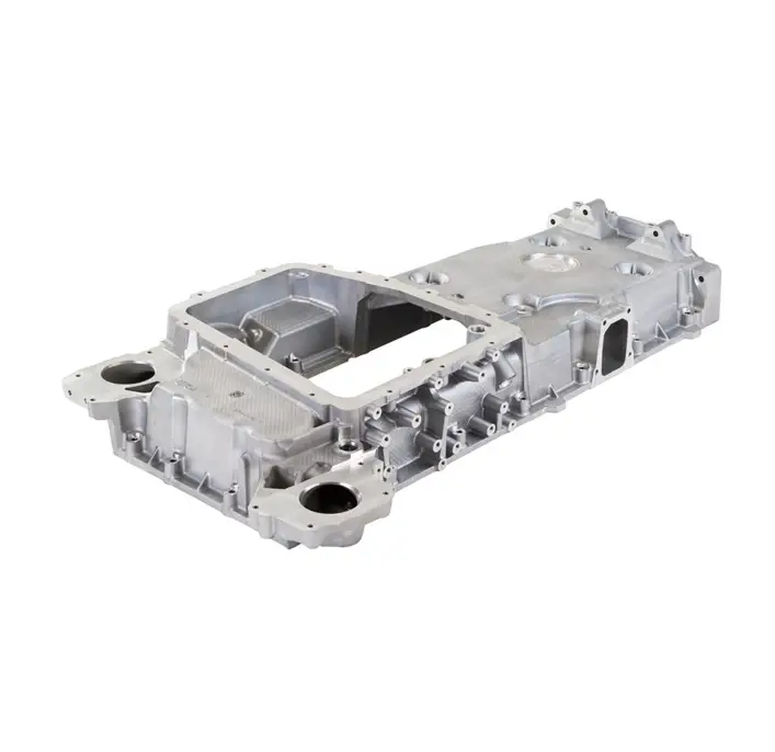 Oil pan yoke